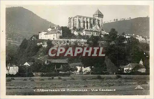 Moderne Karte St Bertrand de Comminges Vue generale