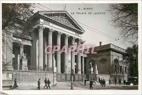 Moderne Karte Nimes Le Palais de Justice