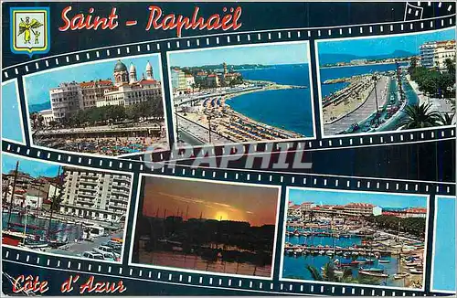 Cartes postales moderne La Cote d Azur Saint Raphael Var La Plage