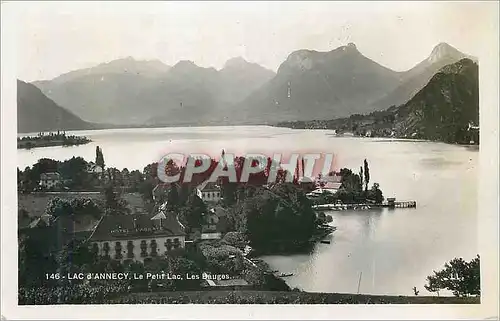 Moderne Karte Lac d Annecy Le Petit Lac Les Bourges