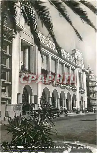 Cartes postales moderne Nice La Promenade Le Palais de la Mediterranee
