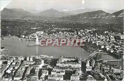 Cartes postales moderne Geneve et le Mont Blanc