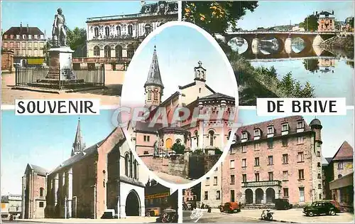 Cartes postales moderne Brive Pour sur la Correze L Eglise St Seurin L Eglise St Martin