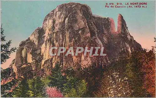 Cartes postales moderne Le Mont Dore Pic du Capucin