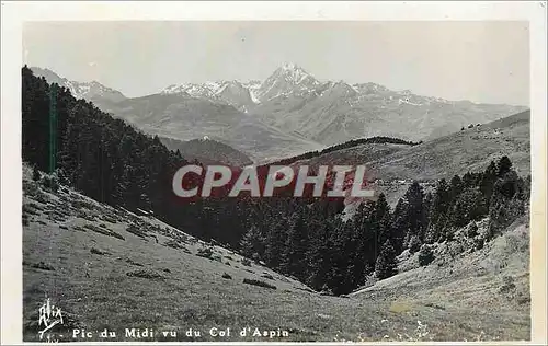 Cartes postales moderne Pic du Midi vu du Col d Aspin