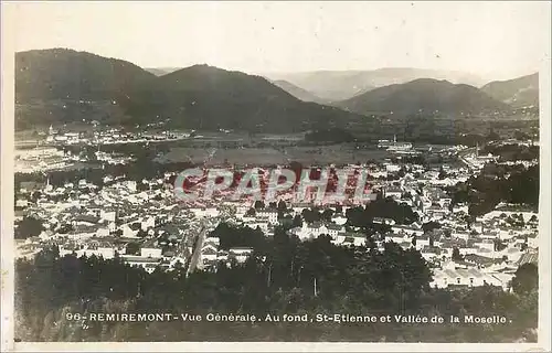 Moderne Karte Remiremont Vue generale Au fond St Etienne et Vallee de la Moselle