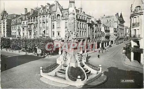 Moderne Karte Reims Marne Place Drouet d Erlon et Fontaine Sube