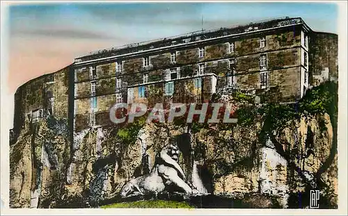 Cartes postales moderne Belfort Territoire Le Chateau et le Lion