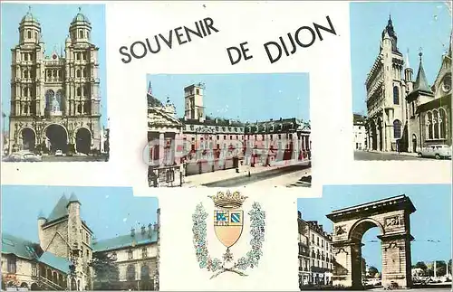 Cartes postales moderne Dijon Cote d Or Eglise Saint Michel L Hotel de Ville