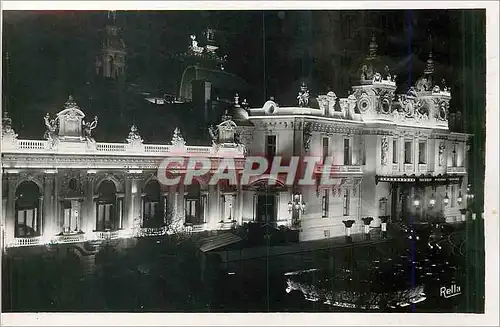 Cartes postales moderne Monte Carlo La Nuit Le Casino