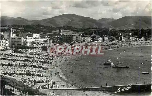 Moderne Karte St Jean de Luz La Plage et le Casino