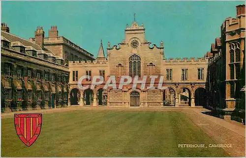 Moderne Karte Peterhouse Cambridge