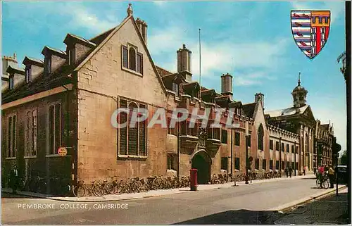 Moderne Karte Pembroke College Cambridge