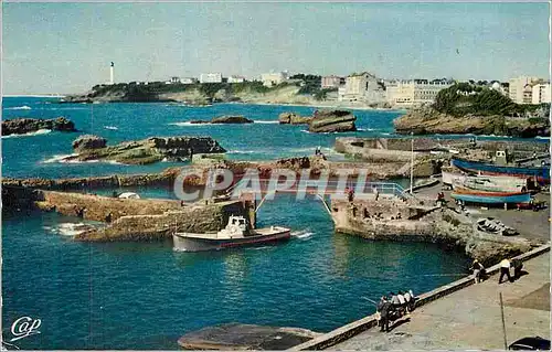 Moderne Karte Biarritz Le Port des Pecheurs