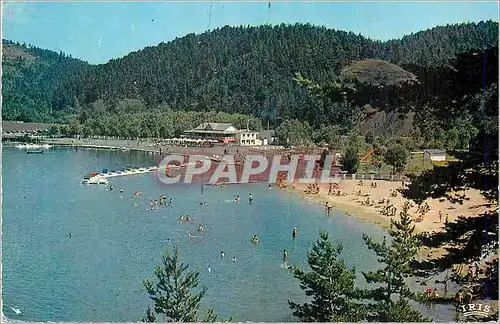 Moderne Karte L Auvergne Le Lac Chambon La Plage