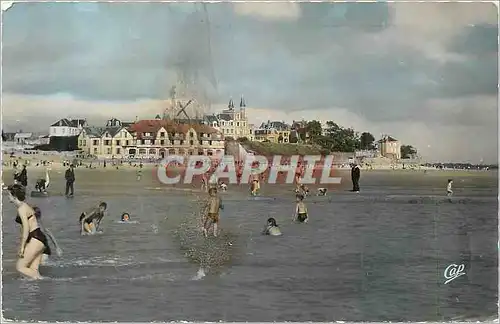 Moderne Karte Le Crotoy La Plage a maree haute