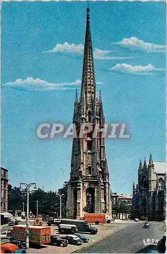 Moderne Karte Bordeaux Gironde Eglise Saint Michel