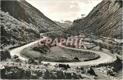 Moderne Karte Ax les Thermes La Perle des Pyrenees Lacets du Col de Puymorens