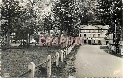 Moderne Karte Ussat les Bains Ariege L Etablissement et le Parc