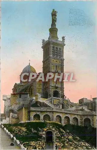 Cartes postales moderne Marseilles Basilique de Notre Dame de la Garde