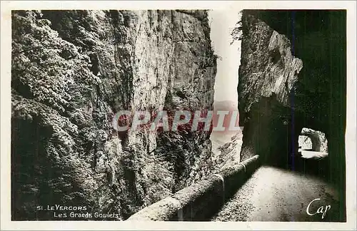 Moderne Karte Le Vercors Les Grands Goulets