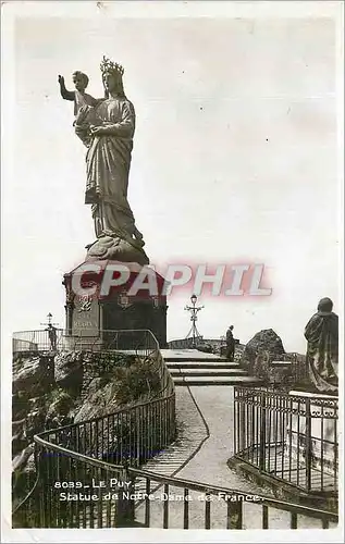 Cartes postales moderne Le Puy Statue de Notre Dame de France