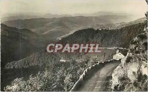 Moderne Karte St Agreve Ardeche Vallee du Bompas et route du Cheylard Coin tres frequente par nos touristes