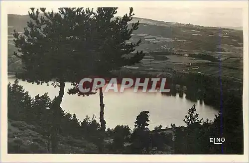 Moderne Karte Lac d Issarles Ard Paysage a contre jour