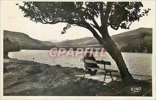 Cartes postales moderne Lac d Issarles Ardeche Paysage a l arrivee Perspective du Mont Mezene