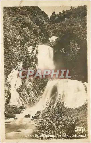 Moderne Karte Cascade de Sernnes Bourg d'Oisans