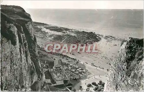 Moderne Karte Dieppe S Inf Le bas Fort Blanc vu des Falaises avec son Restaurant Bar Dancing