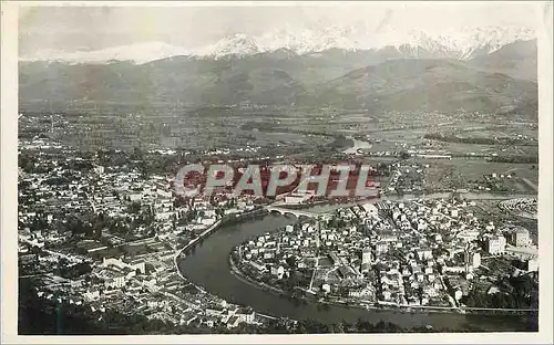 Moderne Karte Grenoble Le Massif de Belledonne