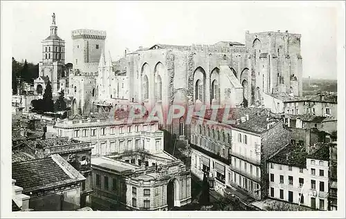 Moderne Karte Avignon Vaucluse Le Palais des Papes