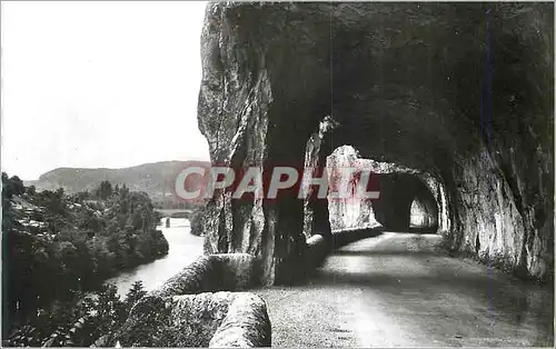 Moderne Karte Paysage du Vivarais les Gorges de l Ardeche au defile de Ruoms