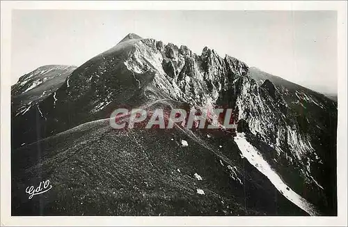 Moderne Karte L Auvergne Le Sancy Aspect Ouest Les Aiguilles