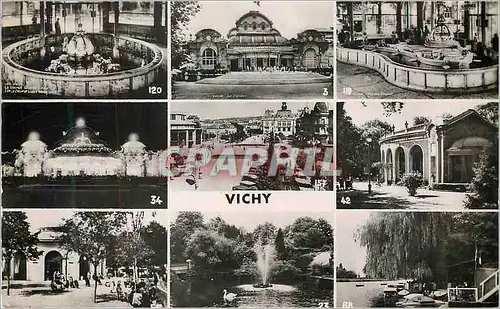 Cartes postales moderne Vichy Source Grande Grille Le Casino