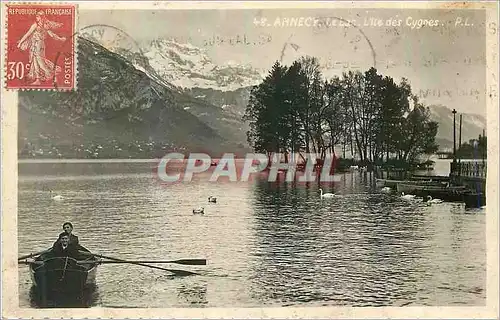 Moderne Karte Annecy Le Lac L Ile des Cygnes