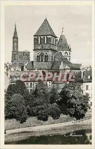 Cartes postales moderne Strasbourg Eglise St Thomas et la Cathedrale