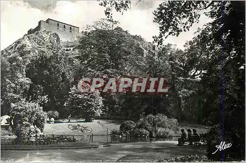 Cartes postales moderne Cherbourg Manche Au Jardin Public La Montagne du Route