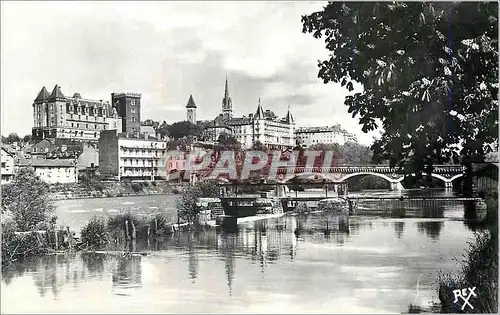 Cartes postales moderne Pau Le Gave et le Chateau