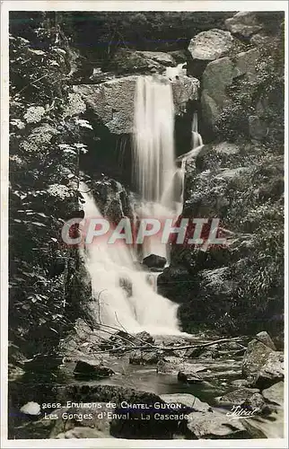 Cartes postales moderne Environs de Chatel Guyon Les Gorge d Enval La Cascade