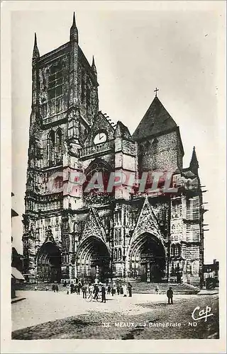 Moderne Karte Meaux La Cathedrale