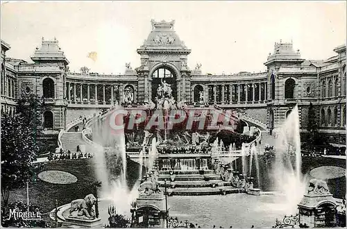 Moderne Karte Marseille Le Palais Longchamp