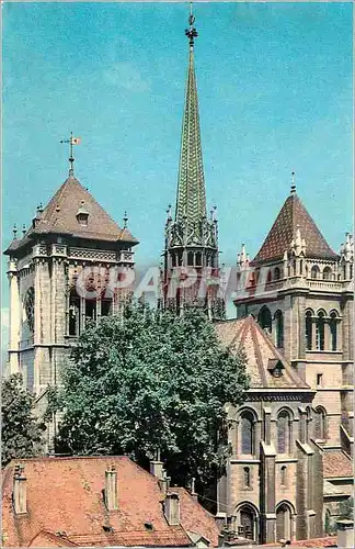 Cartes postales moderne Geneve Cathedrale de St Pierre