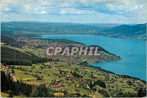 Cartes postales moderne Blick von Aeschiried auf Thunersee