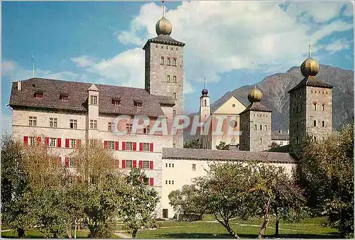 Moderne Karte Brig Stockalperschloss und Kirche