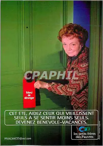 Moderne Karte Les petits freres des Pauvres