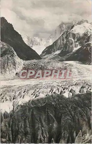 Cartes postales moderne Chamonix Mont Blanc Les Seraces de la mer de glace