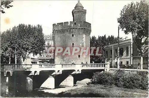 Cartes postales moderne Perpignan PO Le Castillet et le Pont sur la Basse