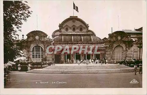 Moderne Karte Vichy Le Casino